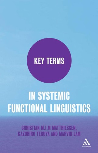 Cover for Key terms in systemic functional linguistics