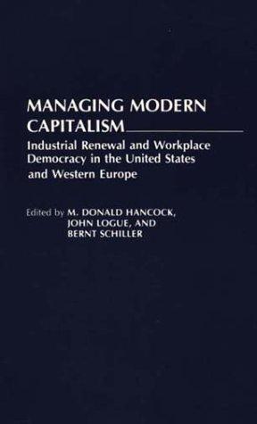 Cover for Managing modern capitalism