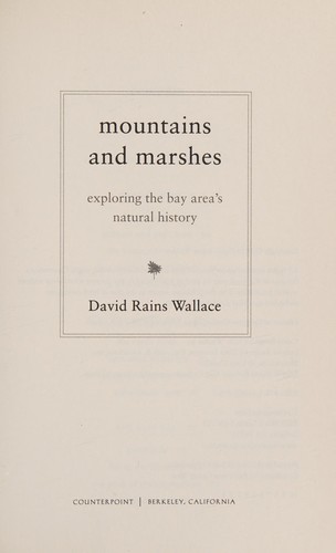 Cover for Mountains and marshes
