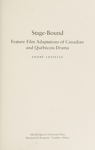 Cover for Stage-bound