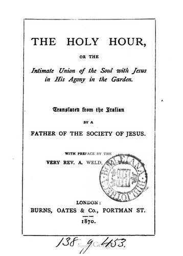 Cover for The Holy Hour