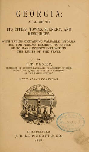Cover for Georgia