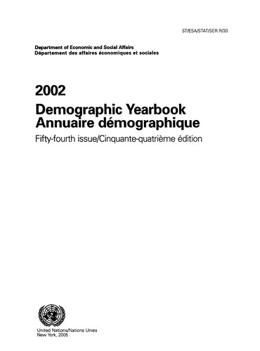 Cover for Demographic yearbook