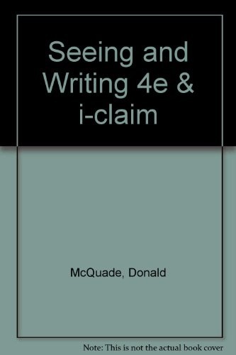 Cover for Seeing and Writing 4e & i-claim