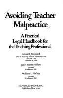 Cover for Avoiding teacher malpractice