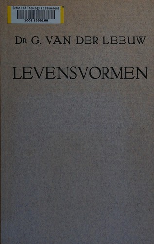 Cover for Levensvormen