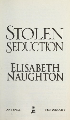 Cover for Stolen seduction