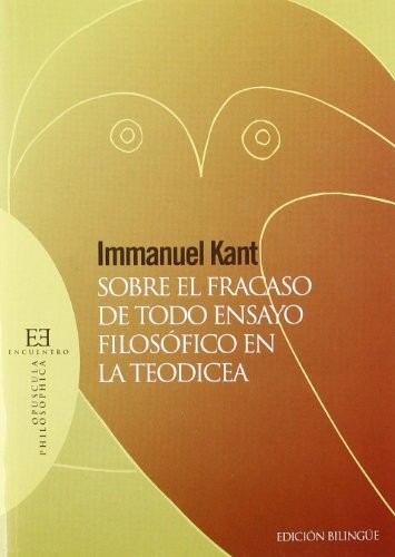 Cover for Sobre el fracaso de todo ensayo filosófico en la Teodicea