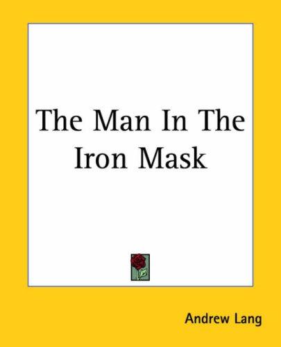 Cover for The Man in the Iron Mask