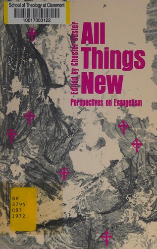 Cover for All things new
