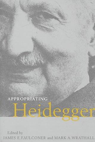 Cover for Appropriating Heidegger