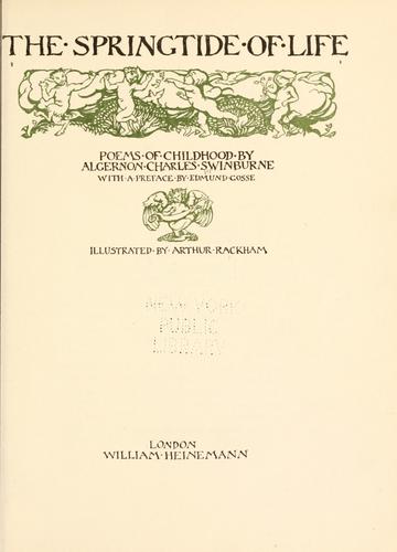 Cover for The springtide of life