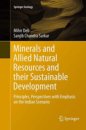 Cover for Minerals and Allied Natural Resources and their Sustainable Development
