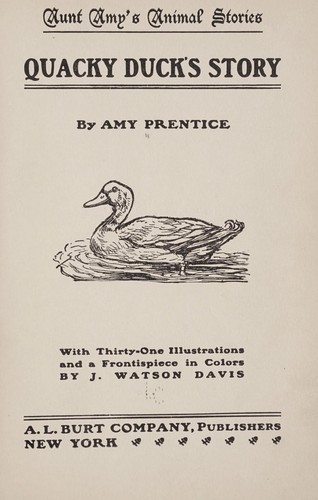 Cover for Quacky Duck's story