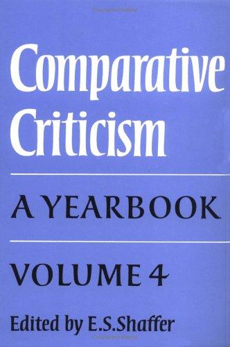 Cover for Comparative Criticism