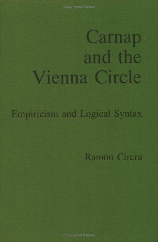 Cover for Carnap and the Vienna circle