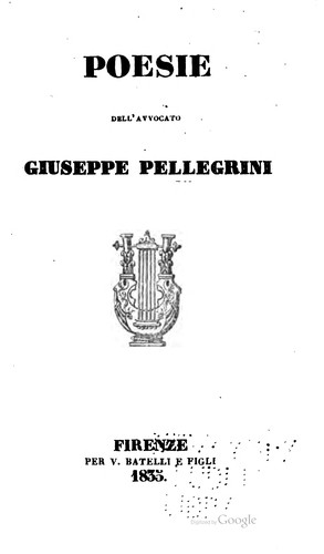 Cover for Poesie
