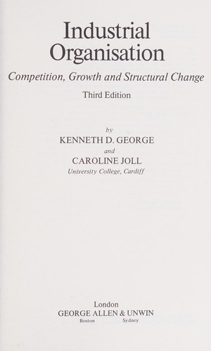 Cover for Industrial organisation