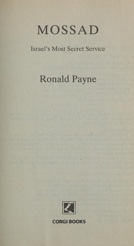 Cover for Mossad