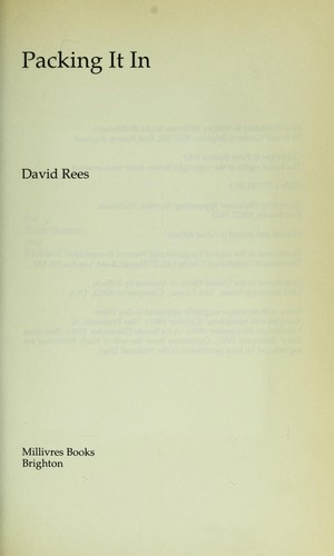 Cover for Packing It in