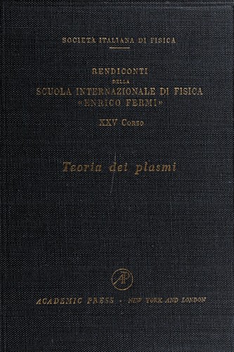 Cover for Advanced plasma theory.