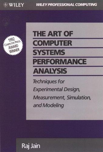 Cover for The art of computer systems performance analysis