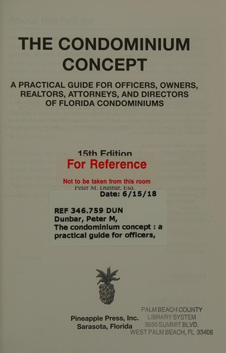 Cover for Condominium Concept
