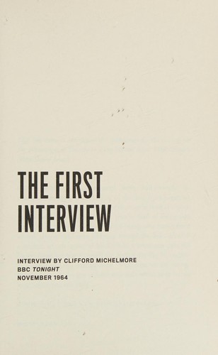 Cover for Last Interview