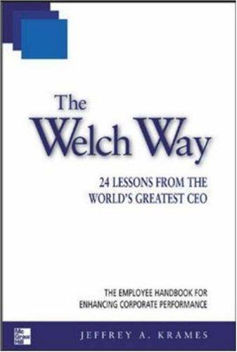 Cover for The Welch Way 