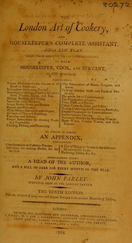 Cover for The London art of cookery and housekeeper's complete assistant