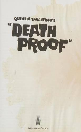 Cover for Quentin Tarantino's Death proof.