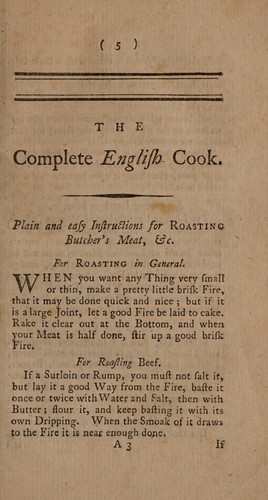 Cover for The complete English cook