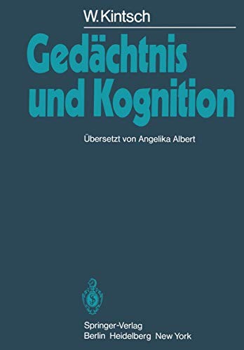 Cover for Gedächtnis und Kognition