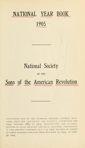 Cover for National year book