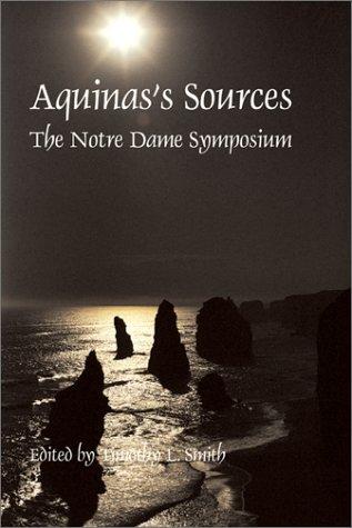 Cover for Aquinas's Sources