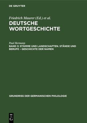 Cover for Stämme und Landschaften. Stände und Berufe - Geschichte der Namen