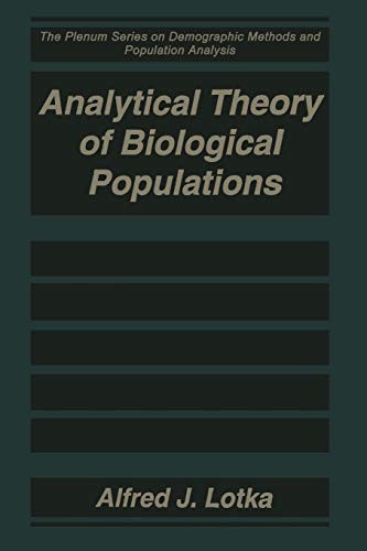 Cover for Analytical Theory of Biological Populations