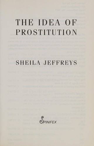 Cover for The idea of prostitution