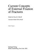 Cover for Current concepts of external fixation of fractures