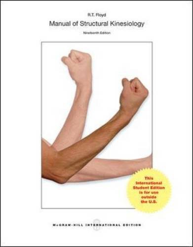 Cover for Manual of Structural Kinesiology