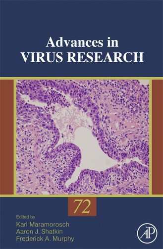 Cover for Advances in virus research