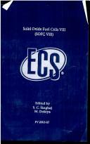 Cover for Solid Oxide Fuel Cells Viii