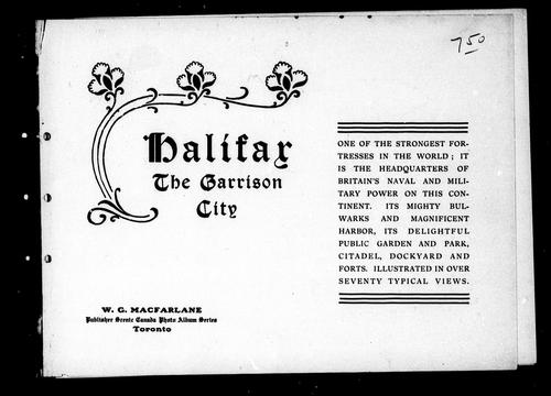 Cover for Halifax