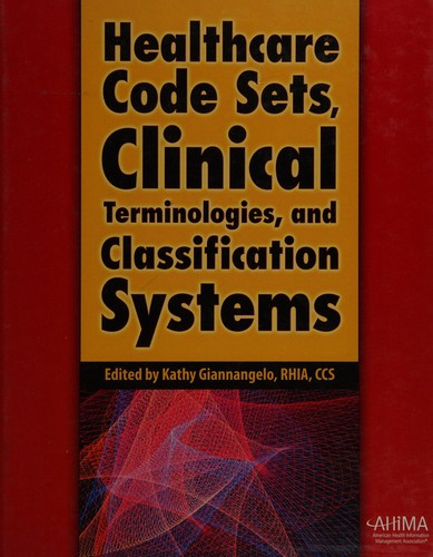 Cover for Healthcare code sets, clinical terminologies, and classification systems