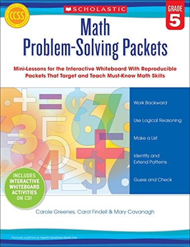 Cover for Math Problem-Solving Packets : Grade 5