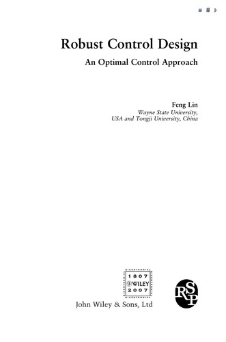 Cover for Robust control design