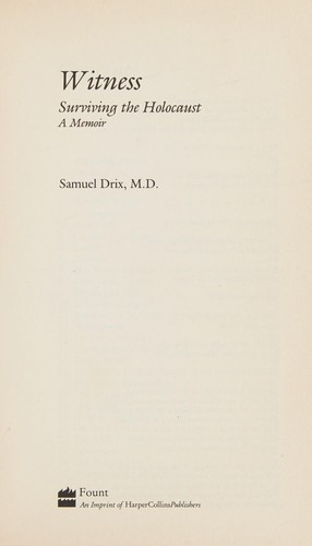 Cover for Witness
