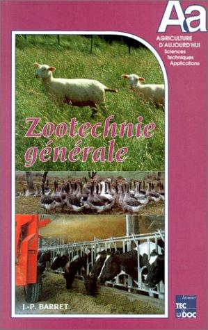 Cover for Zootechnie générale