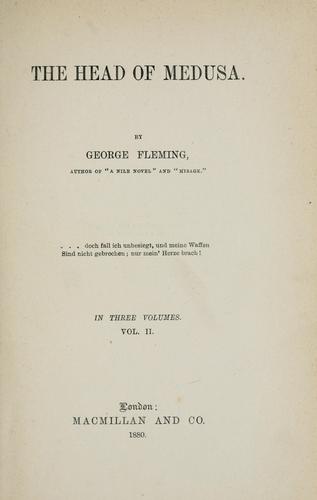 Cover for The head of Medusa