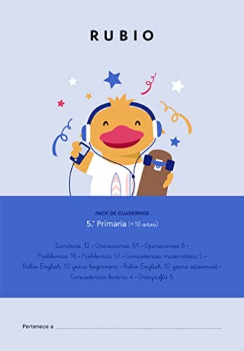 Cover for Pack de cuadernos 5.º de Primaria
